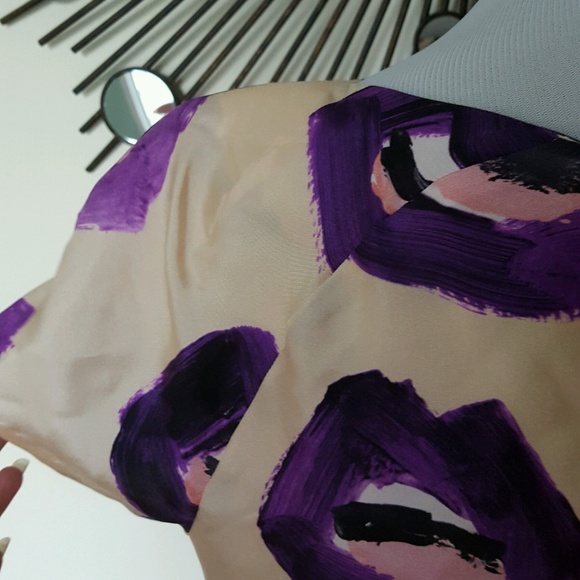 Giles Deacon Couture Lips Print Runway Dress SS14 - Picture 5 of 8